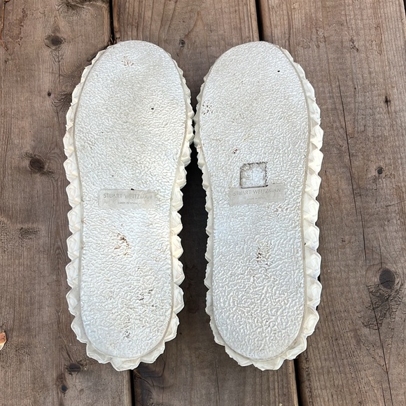 Stuart Weitzman Fringe Cover Story sneakers in black & white - Picture 6 of 12